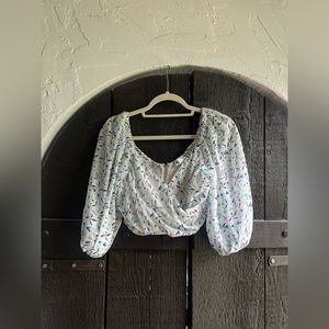 Two piece set floral